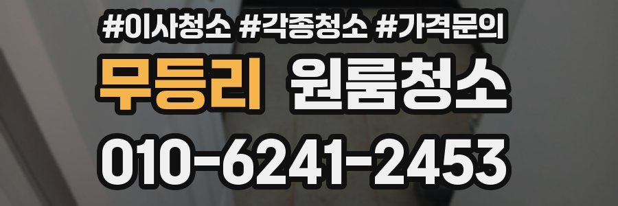 무등리 이사청소