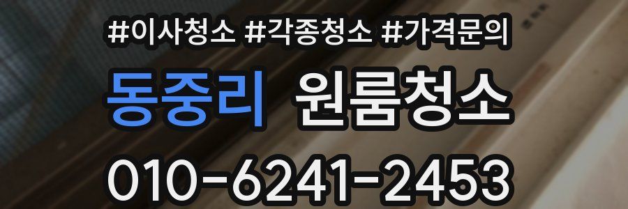 동중리 이사청소