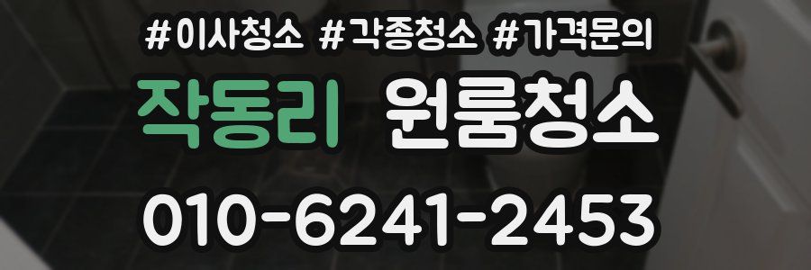 작동리 이사청소