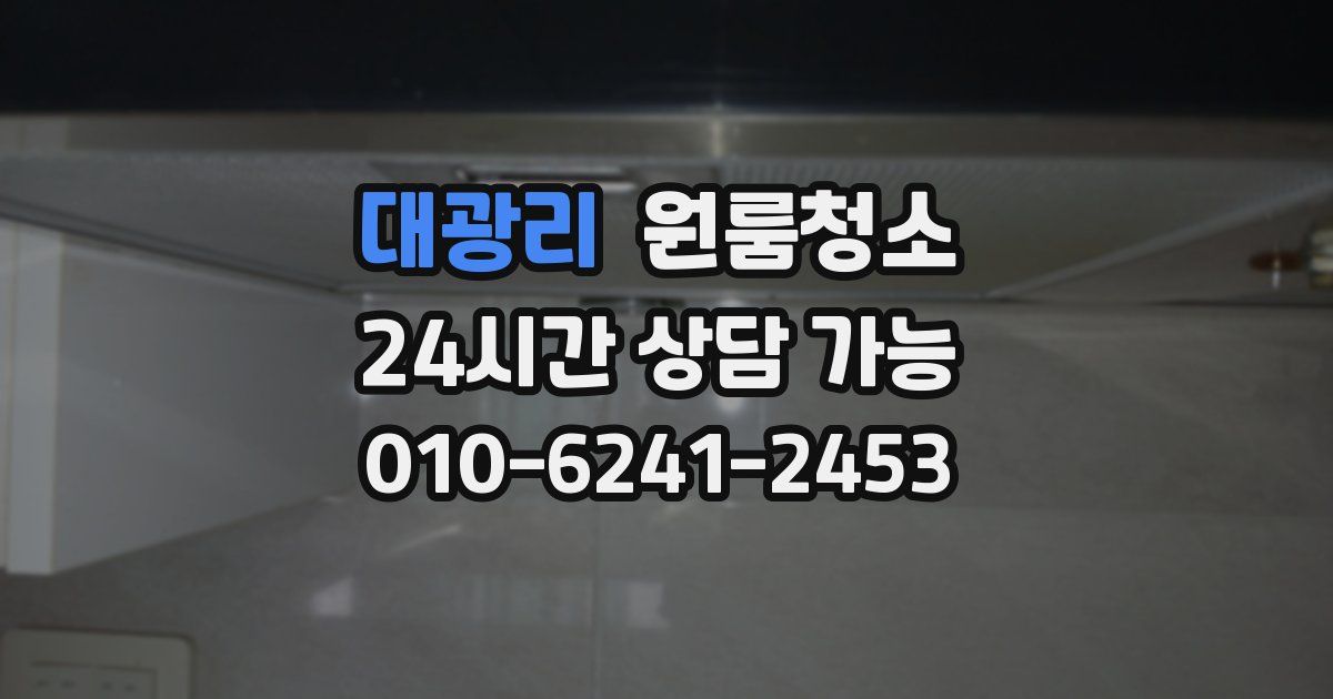 대광리 입주청소