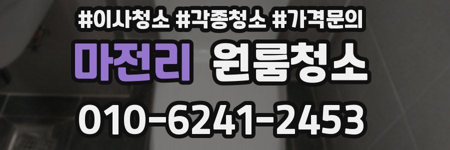 마전리 이사청소