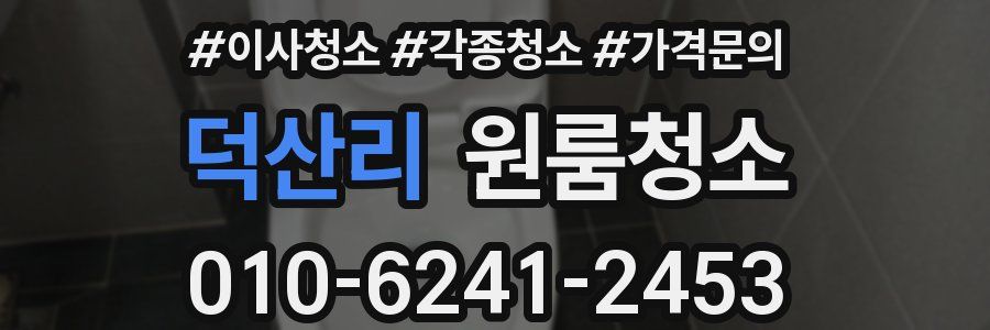 덕산리 이사청소