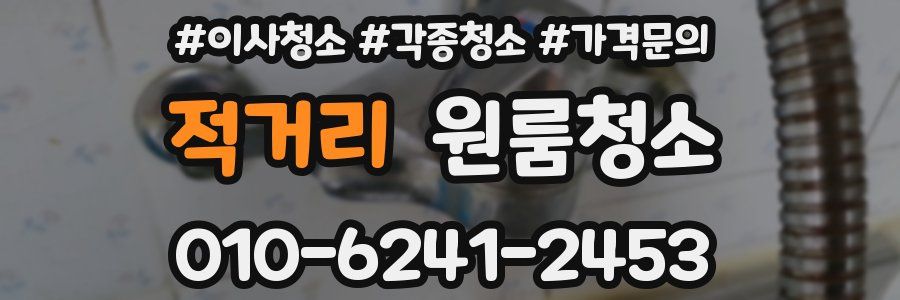 적거리 이사청소