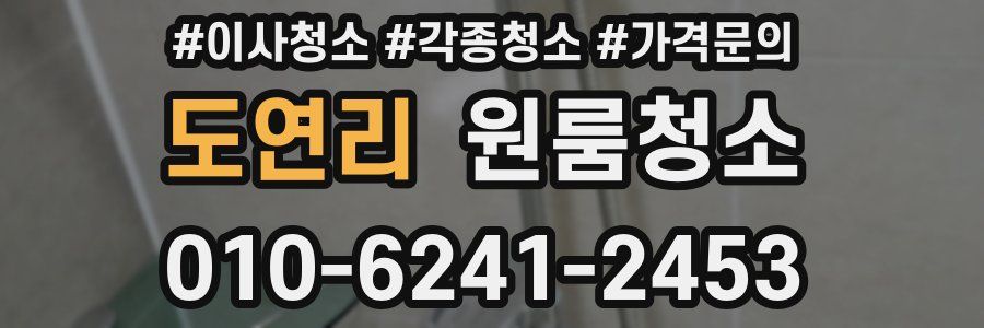 도연리 이사청소