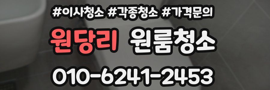 원당리 이사청소