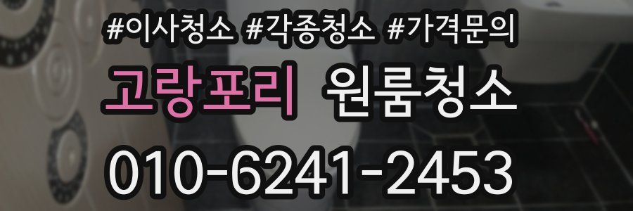 고랑포리 이사청소