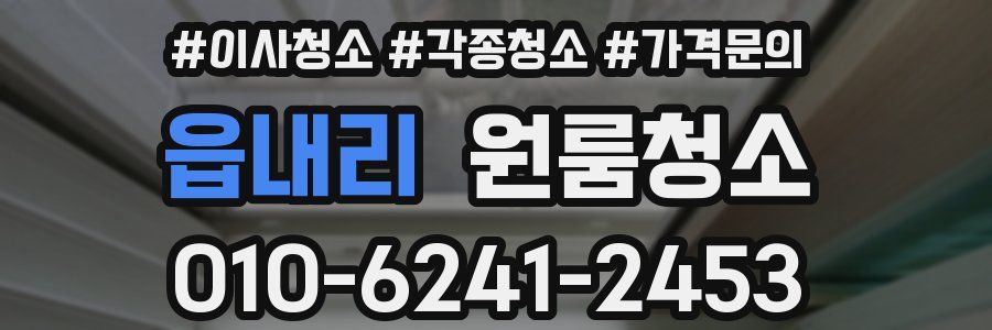 읍내리 이사청소