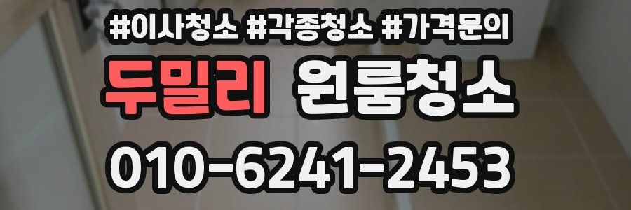 두밀리 이사청소