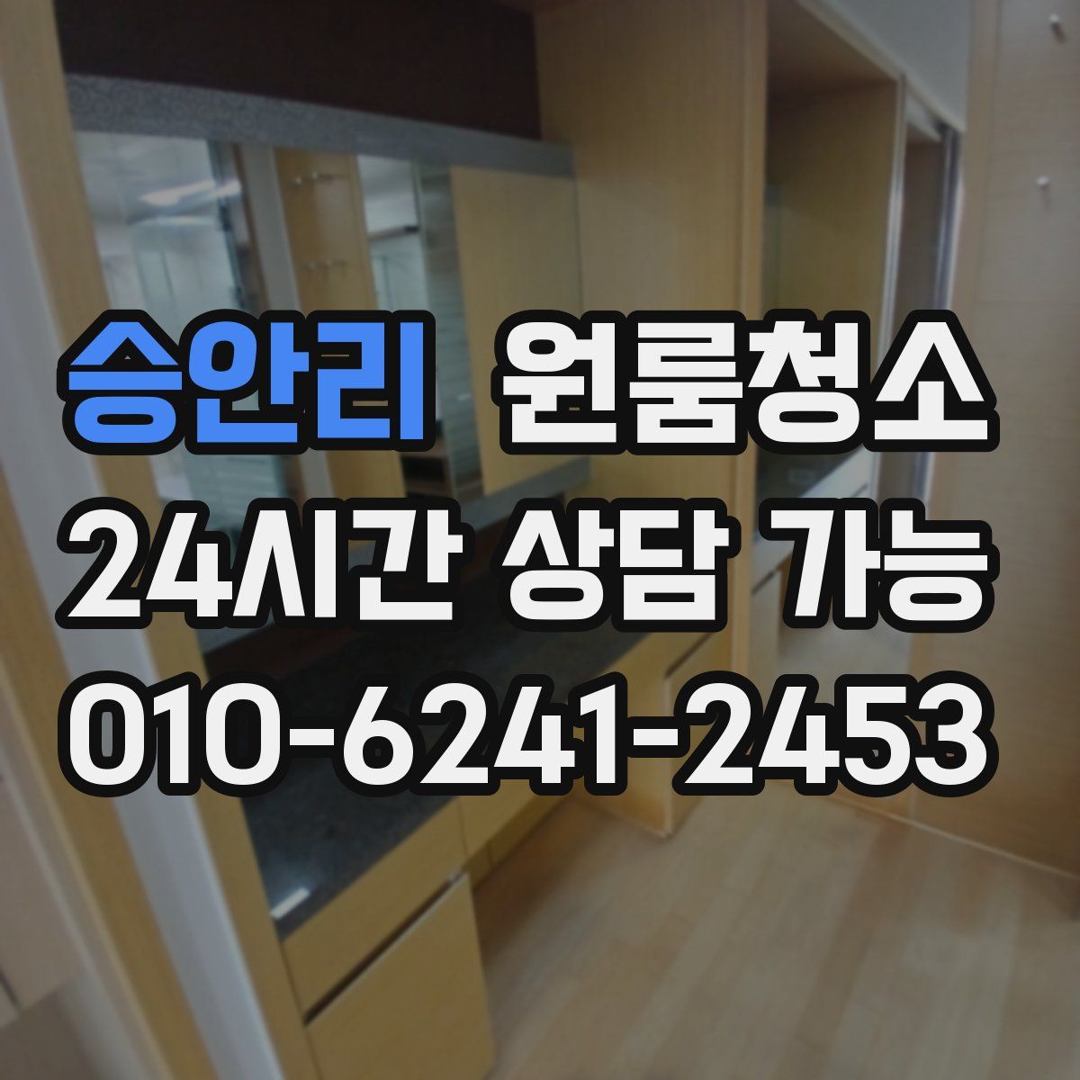 승안리 원룸청소