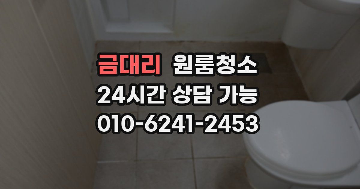 금대리 입주청소