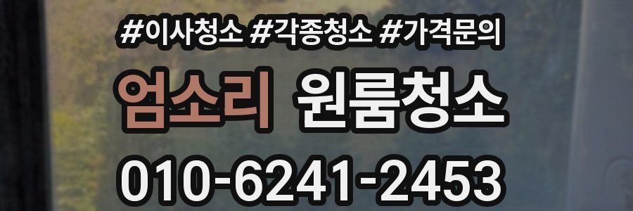 엄소리 이사청소