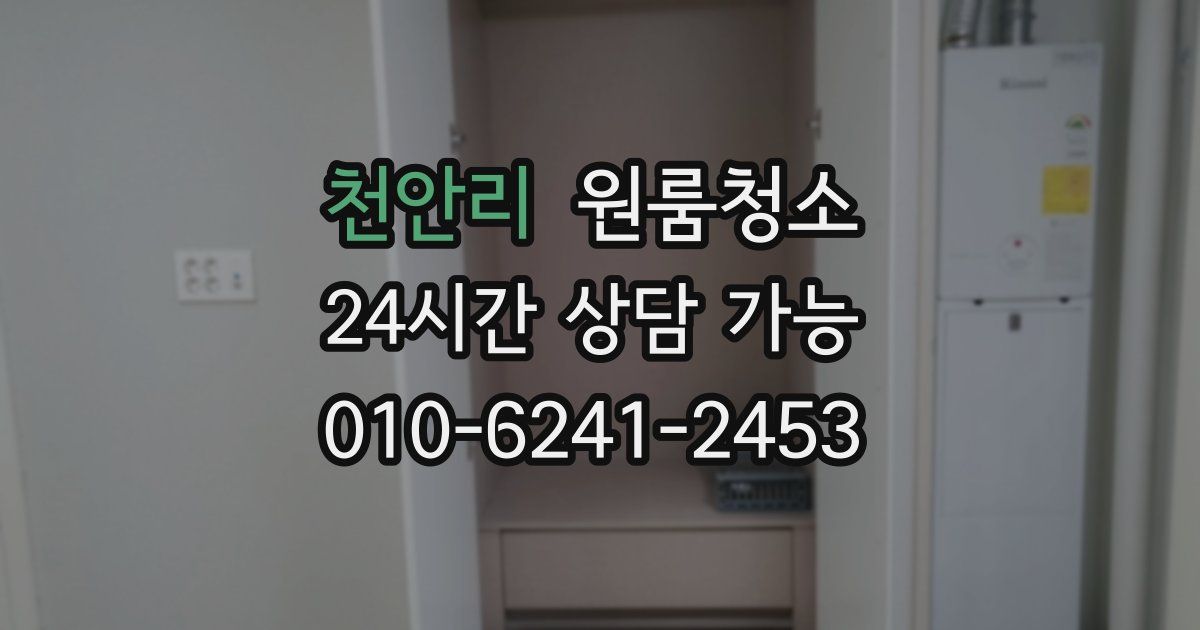 천안리 입주청소