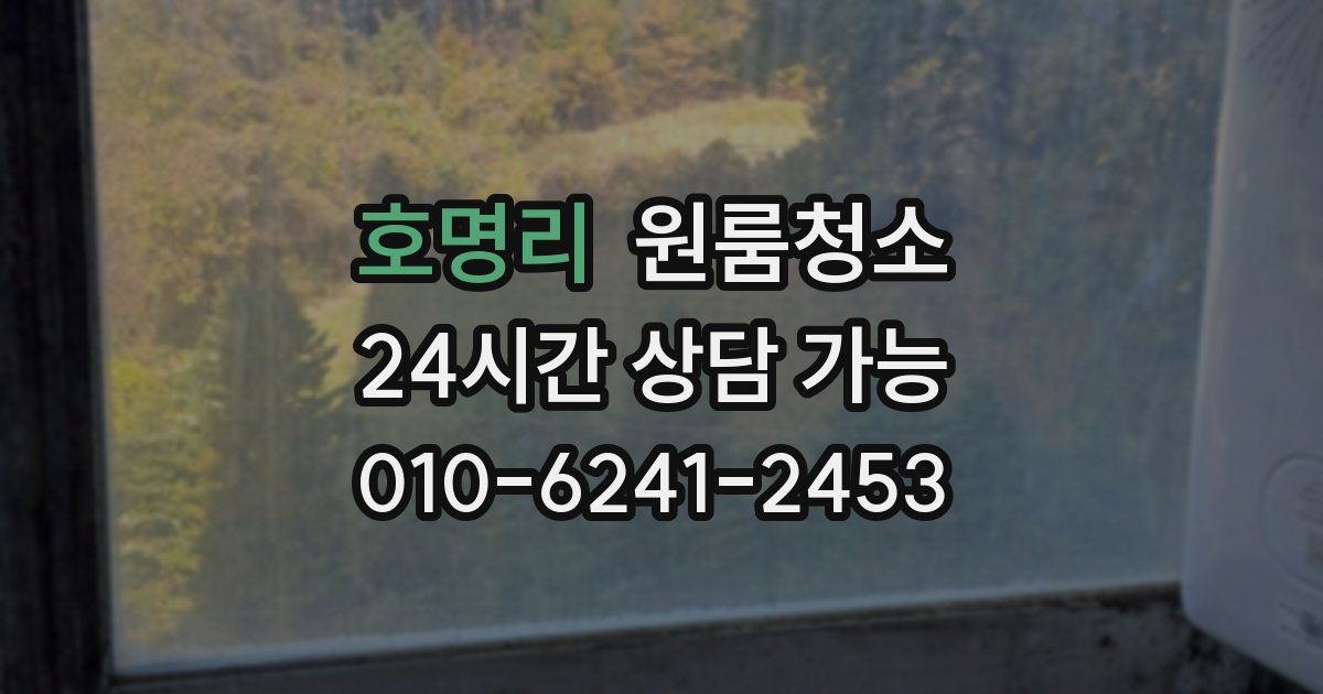 호명리 입주청소