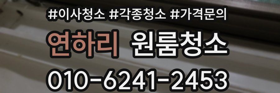 연하리 이사청소