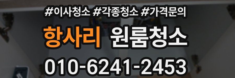 항사리 이사청소