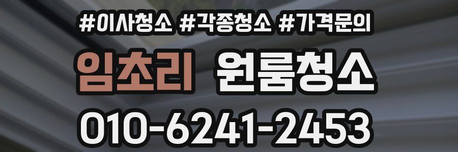 임초리 이사청소