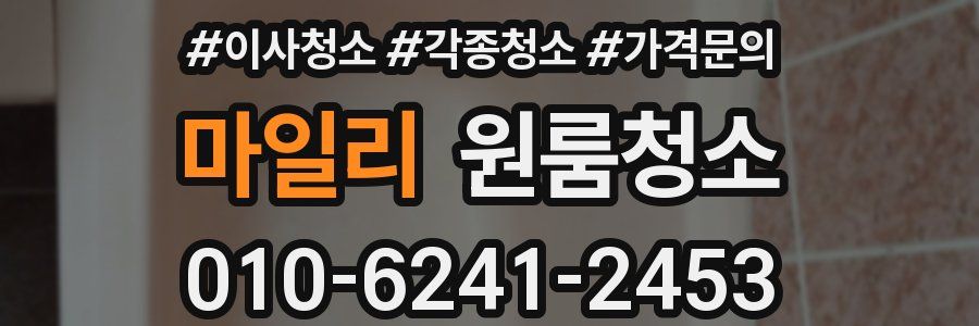 마일리 이사청소