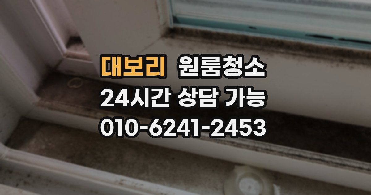 대보리 입주청소