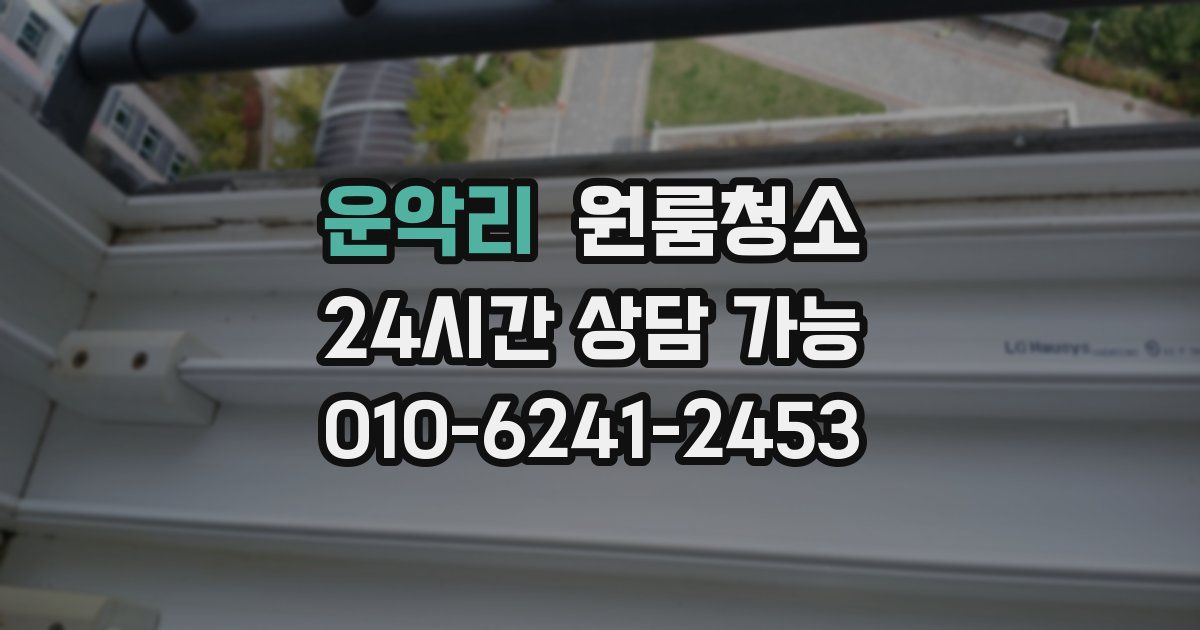 운악리 입주청소