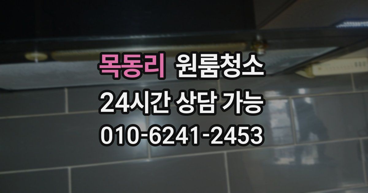 목동리 입주청소