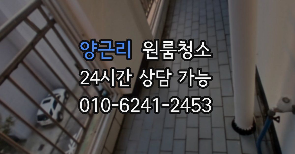 양근리 입주청소