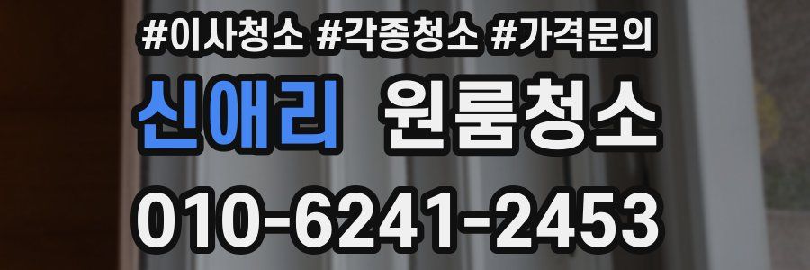 신애리 이사청소