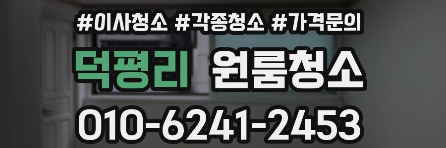 덕평리 이사청소