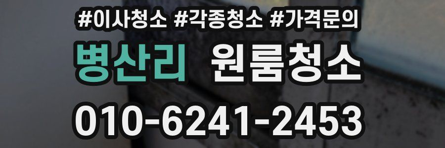 병산리 이사청소