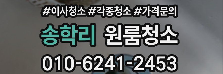 송학리 이사청소