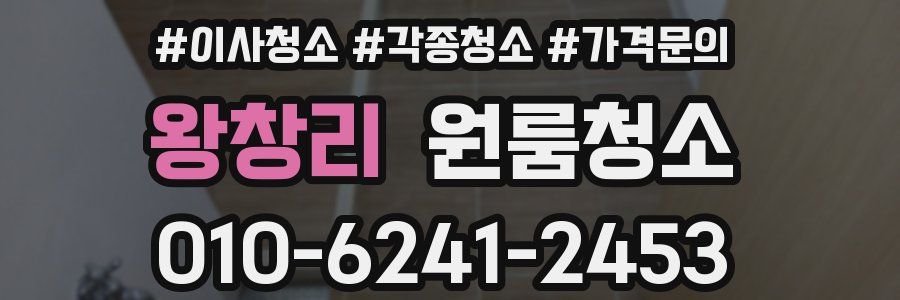 왕창리 이사청소