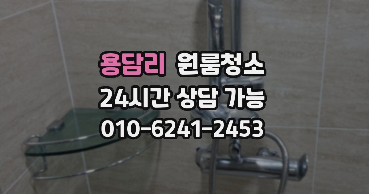 용담리 입주청소