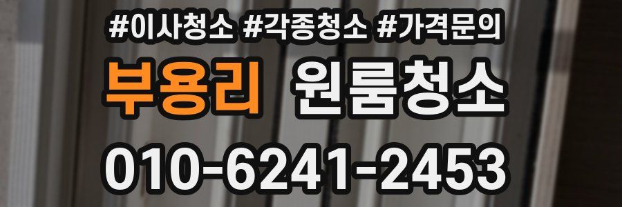 부용리 이사청소