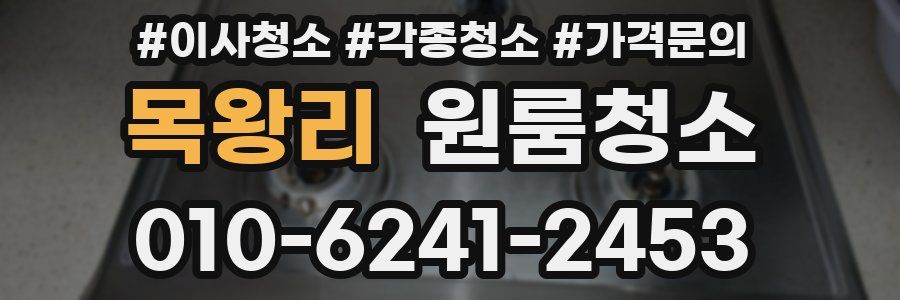 목왕리 이사청소