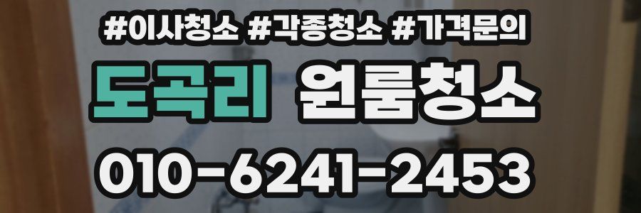 도곡리 이사청소