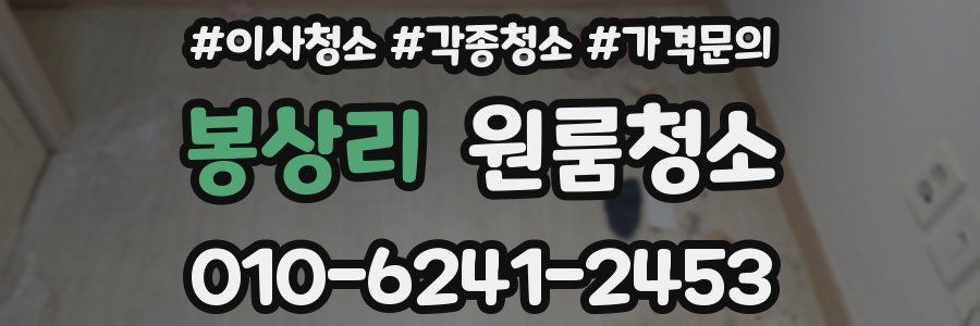 봉상리 이사청소