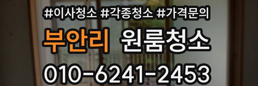 부안리 이사청소