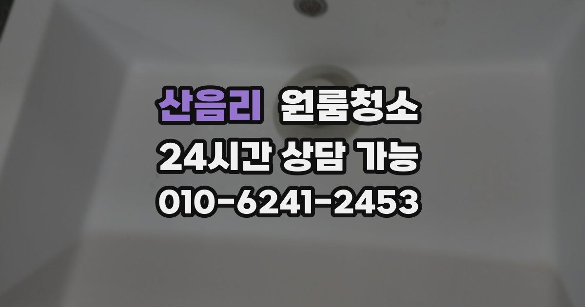 산음리 입주청소