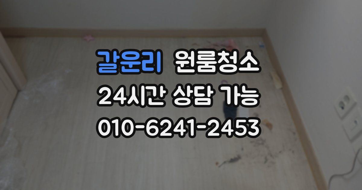 갈운리 입주청소