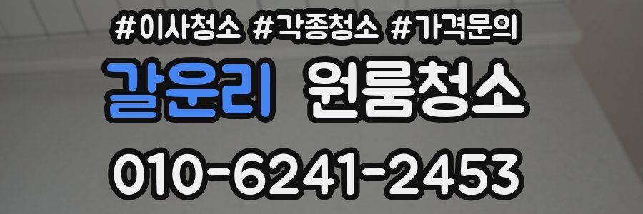 갈운리 이사청소