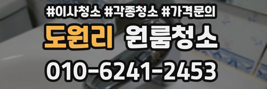 도원리 이사청소