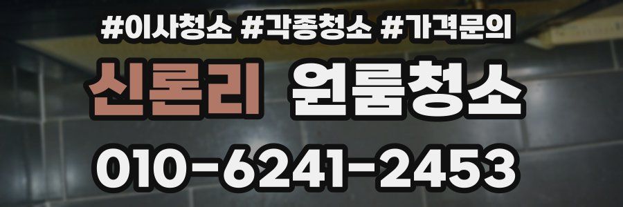 신론리 이사청소