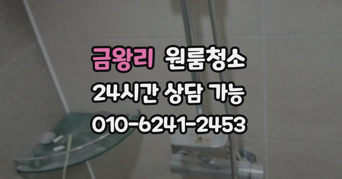 금왕리 입주청소