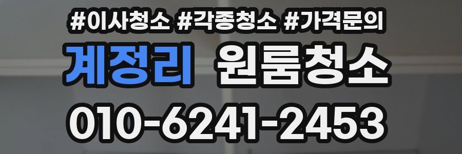 계정리 이사청소