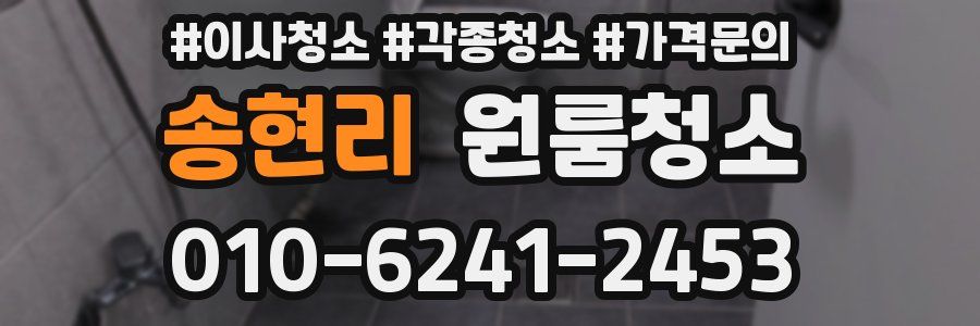 송현리 이사청소