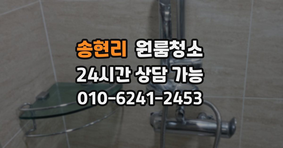 송현리 입주청소