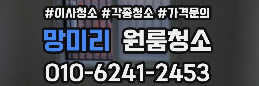 망미리 이사청소