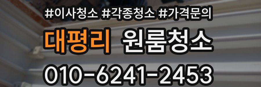 대평리 이사청소