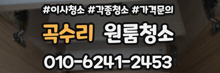 곡수리 이사청소