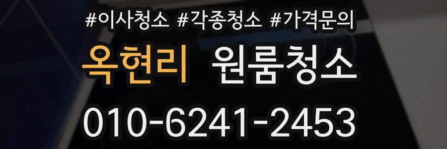 옥현리 이사청소