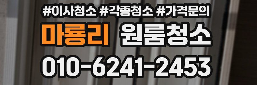 마룡리 이사청소